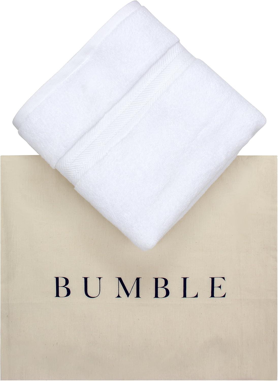 imageBloom Pima Zero Twist Bath Towel 27 x 54 Premium Ultra Soft High Absorbency Pima Cotton Quick Drying Luxury Spa Bath Towels 600 GSM Snow White 1 Pack