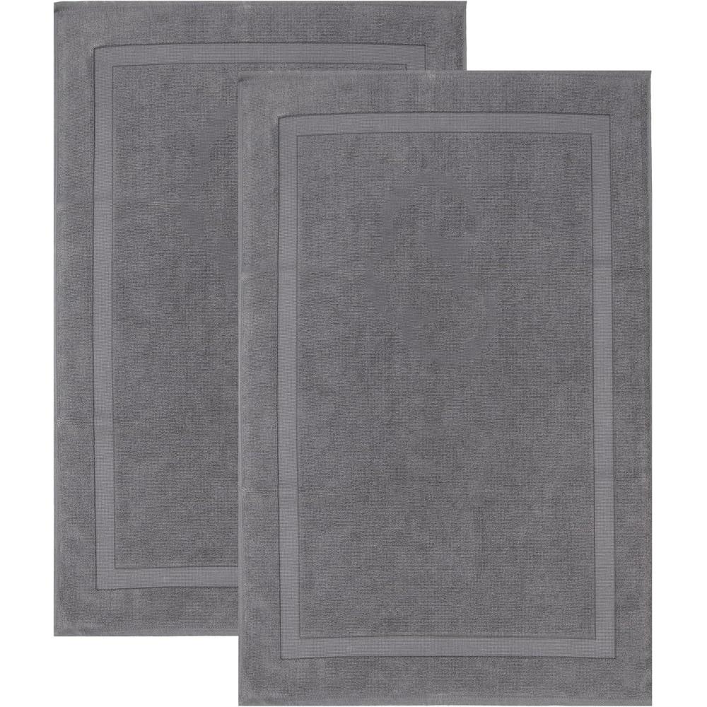 imageLuxury Oversized Bath Towels 650 GSM 34 x 56 Hotel Quality Soft amp Highly Absorbent Quick Dry Thick Combed Cotton Bathroom Towels Sky Blue 4 PackSlate