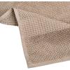 Bella 6 PC Towel Set | 100% Combed Cotton, Tan Popcorn Weave Design | Ultra Soft & Highly Absorbent | 2 Bath Towels, 2 Hand Towels, 2 Wash Cloths | 550 GSM – 6 Pack