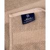 Bella 6 PC Towel Set | 100% Combed Cotton, Tan Popcorn Weave Design | Ultra Soft & Highly Absorbent | 2 Bath Towels, 2 Hand Towels, 2 Wash Cloths | 550 GSM – 6 Pack