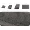 Blake Deluxe 7 Piece Bath Towel and Bath Mat Set – Densely Woven Premium Ultra Soft, High Absorbency Combed Cotton – Luxury Spa Bath Towels – 700 GSM (Medium Grey)