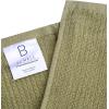 Bumble Deluxe Bar Towels | 16” x 19” Premium Bar Mop for Kitchen | Super Absorbent Kitchen Towels | 100% Cotton Heavy Weight 2-ply Yarn | Ribbed Weave (12 Pack) (SPA)(Spa)