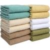 Bumble Deluxe Bar Towels | 16” x 19” Premium Bar Mop for Kitchen | Super Absorbent Kitchen Towels | 100% Cotton Heavy Weight 2-ply Yarn | Ribbed Weave (12 Pack) (SPA)(Spa)
