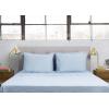 Bumble Luxury Percale 4 Piece Bed Sheet Set – 100% USA Grown Best Pima Cotton Sheets – Ultra Crisp, Smooth Finish Cooling Sheets – Classy Supima Cotton Sheets – King Size, Sky Blue