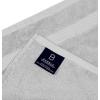 Bumble Luxury Wash Cloth Set of 12/12” x 12” Premium Wash Cloth/Ultra Soft, Highly Absorbent 800 GSM Heavy Weight Combed Cotton (Light Grey, 12 Pack Washcloths)