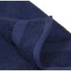 Bumble Luxury Wash Cloth Set of 12/12” x 12” Premium Wash Cloth/Ultra Soft, Highly Absorbent 800 GSM Heavy Weight Combed Cotton (Navy, 12 Pack Washcloths)