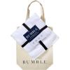 Bumble Luxury Wash Cloth Set of 12/12” x 12” Premium Wash Cloth/Ultra Soft, Highly Absorbent 800 GSM Heavy Weight Combed Cotton (White, 12 Pack Washcloths)
