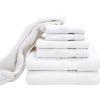 Blake Deluxe 7 Piece Bath Towel and Bath Mat Set – Densely Woven Premium Ultra Soft, High Absorbency Combed Cotton – Luxury Spa Bath Towels – 700 GSM (White)