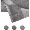 Thick Luxury Bath Towels – 30” x 60” | Heavy Weight | LargeBath Towels | 100% Combed Cotton | Ultra Soft & Highly Absorbent | 800 GSM | Light Grey Bath Sheet – 2 Pack