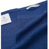 Premium Kitchen Towels (16”x 28”, 6 Pack), 3 pc Yarn Dyed + 3 Solid – Multiple Kitchen Towel Set Design – 380 GSM Highly Absorbent Tea Towels Set with Hanging Loop (Tan,Weave Design)(Blue)