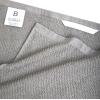 Premium Kitchen Towels (16”x 28”, 6 Pack), 3 pc Yarn Dyed + 3 Solid – Multiple Kitchen Towel Set Design – 380 GSM Highly Absorbent Tea Towels Set with Hanging Loop (Tan,Weave Design)(Aqua Grey)