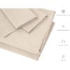 Bumble Towels Classic Luxury USA Pima™ Cotton Percale Bed Sheet Set – 100% USA Pima™ Cotton – Ultra Crisp, Smooth Finish Plush Sheets (Taupe, California King)