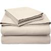 Bumble Towels Classic Luxury USA Pima™ Cotton Percale Bed Sheet Set – 100% USA Pima™ Cotton – Ultra Crisp, Smooth Finish Plush Sheets (Taupe, California King)
